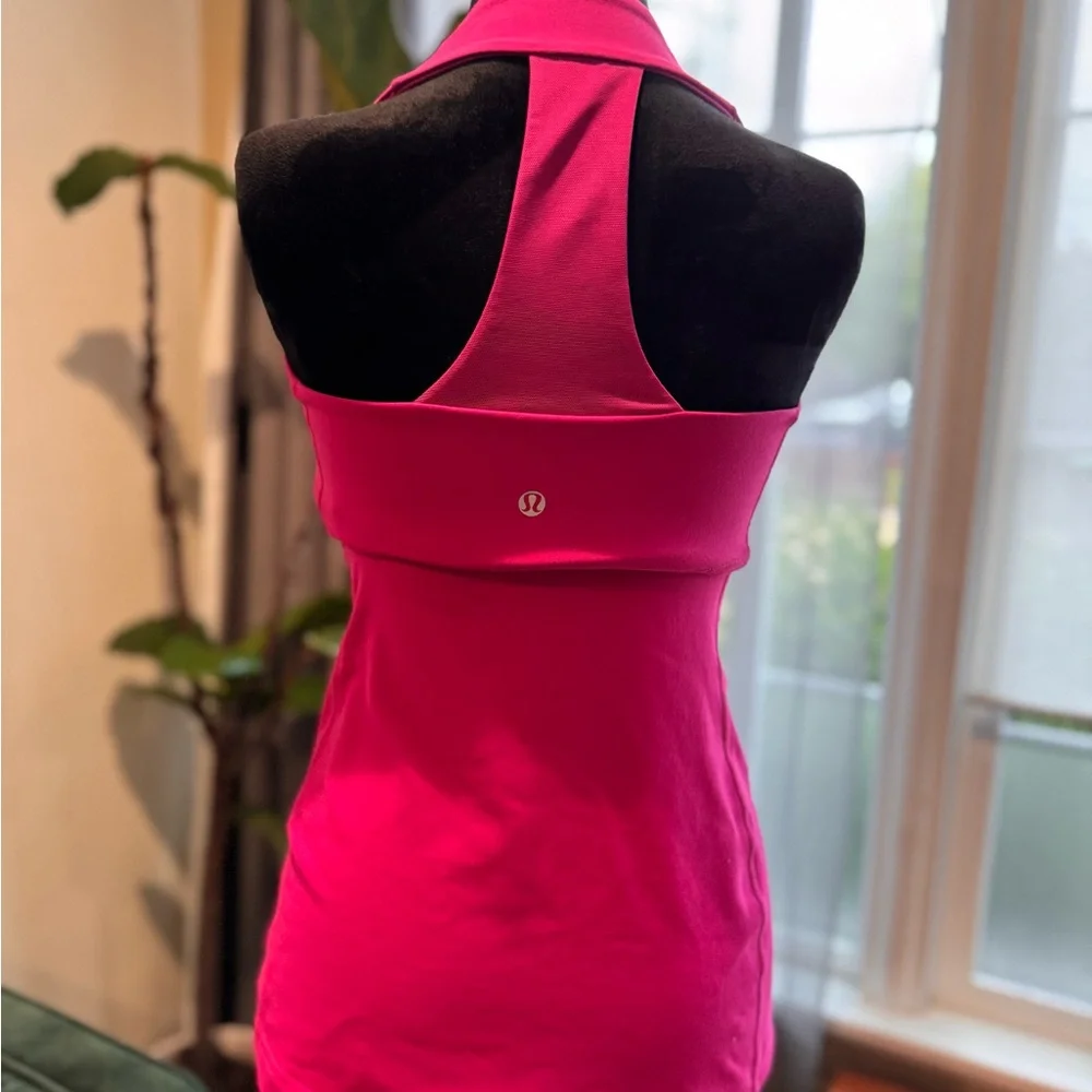 Lululemon Fuchsia Racerback Tank Top - Picture 3 of 5